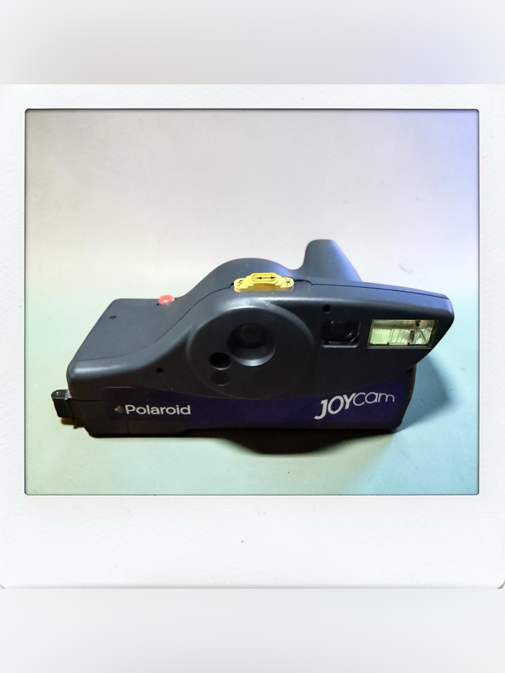 Vintage Polaroid JoyCam Instant Camera - Black and Purple Accent